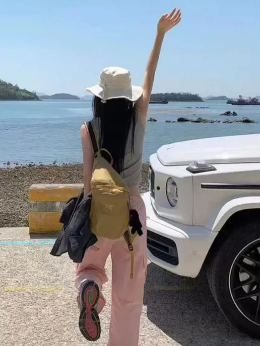 RANGE STAR Панама летняя Jacquemus с завязками трендовая y2k, серый, фото 7