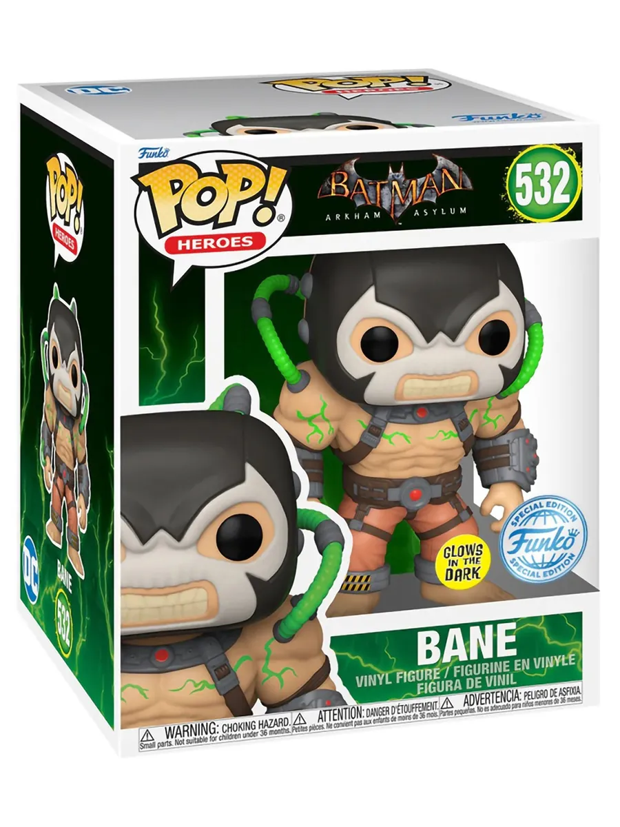 Фигурка Funko POP! DC Бэтмен Аркхем Asylum Бэйн 6