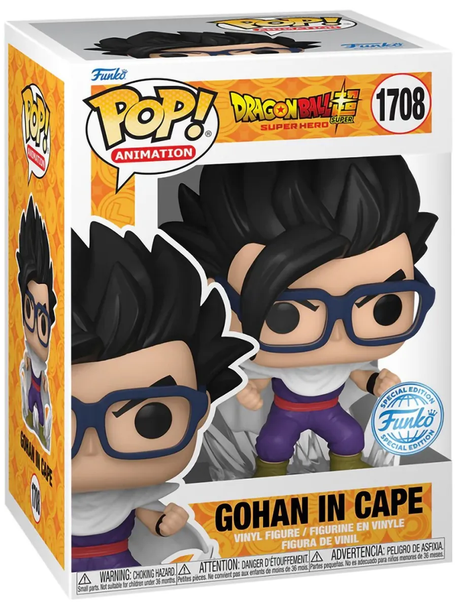 Фигурка аниме Funko POP! Драгонболл Super Hero Gohan in Cape
