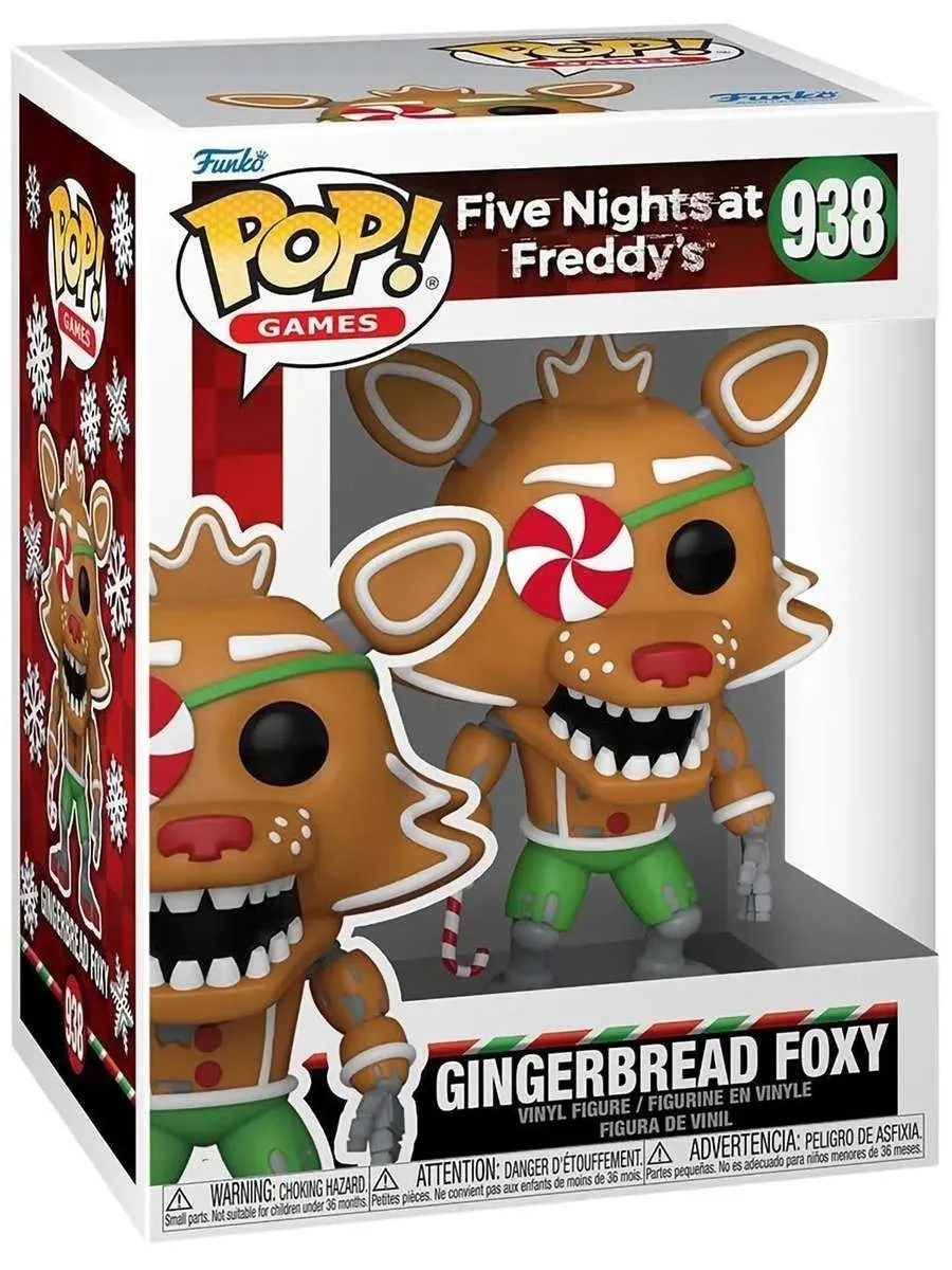 Фигурка Funko POP! Games ФНАФ Gingerbread Фокси (938) 72487