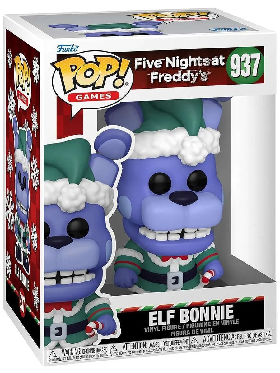 Фигурка Funko POP! Games ФНАФ Holiday Эльф Бонни (937) 72485