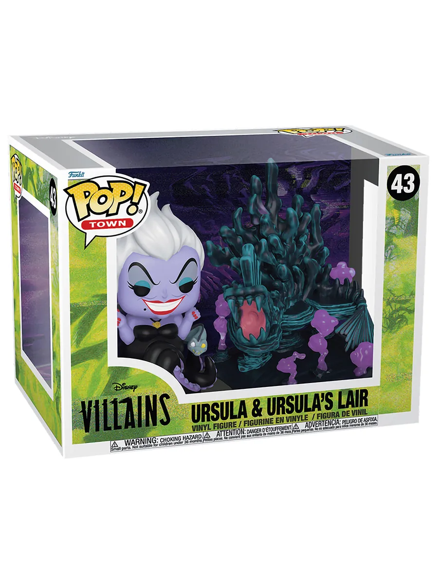 Фигурка Funko POP! Town Злодеи S5 Урсула в своем логове
