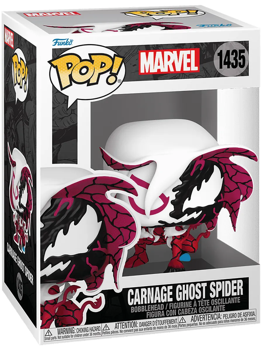 Фигурка Funko POP! башкотряс Марвел Карнаж Призрачный паук