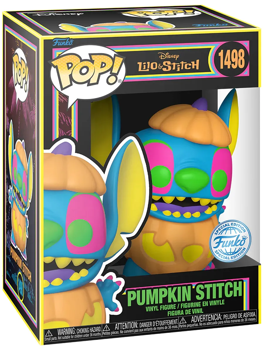Фигурка Funko POP! Дисней Лило и Стич Тыква Stitch BLKLT
