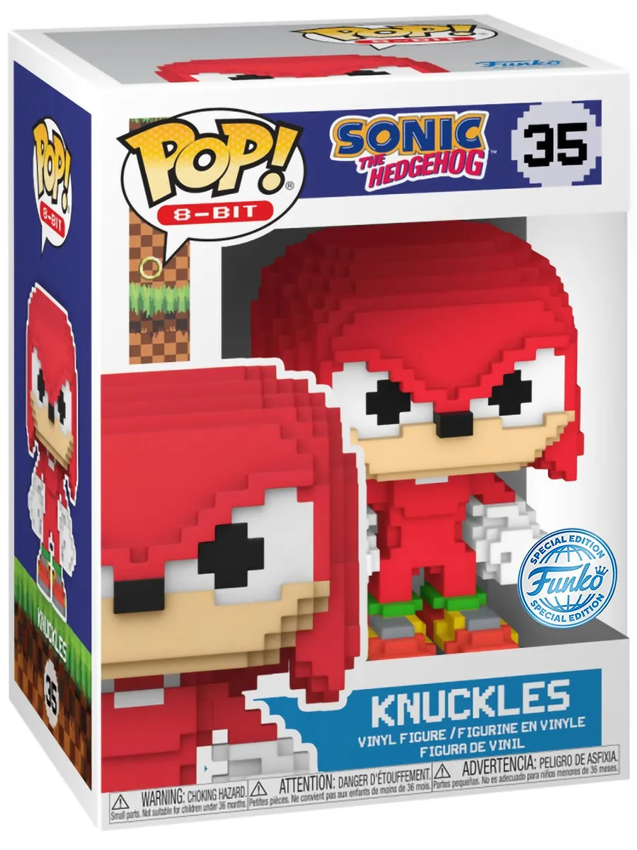 Фигурка Funko POP! 8-Bit Ежик Соник Наклз (Exc)