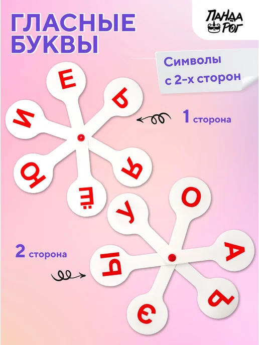 ПандаРог Набор Веер касса буквы гласные согласные цифры от 1 до 20, вариант, фото 4