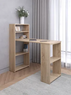 Стол письменный с полками Мастерская мебели 307878926 купить за 2 687 ₽ в интернет‑магазине Wildberries