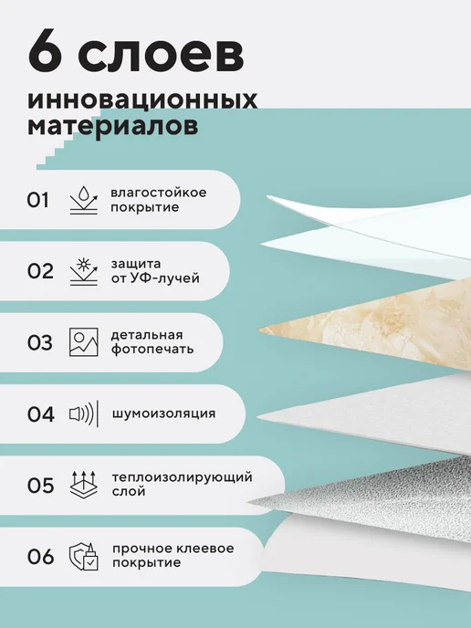 Conflate Панели самоклеящиеся для стен 30x30 см, 20 шт, 30x30 см, 20 шт, фото 2