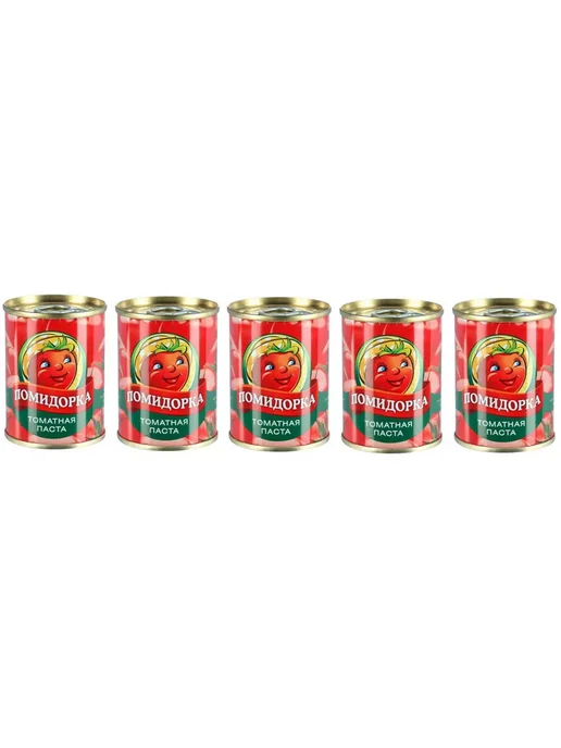 ПОМИДОРКА Паста томатная 140 г, 5 шт, 140 г, 5 шт