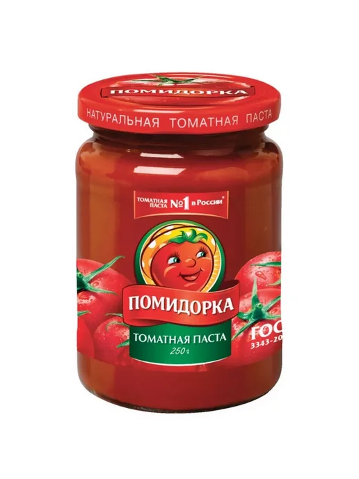 ПОМИДОРКА Паста томатная, 250 мл, 5 шт, 250 мл, 5 шт, фото 2