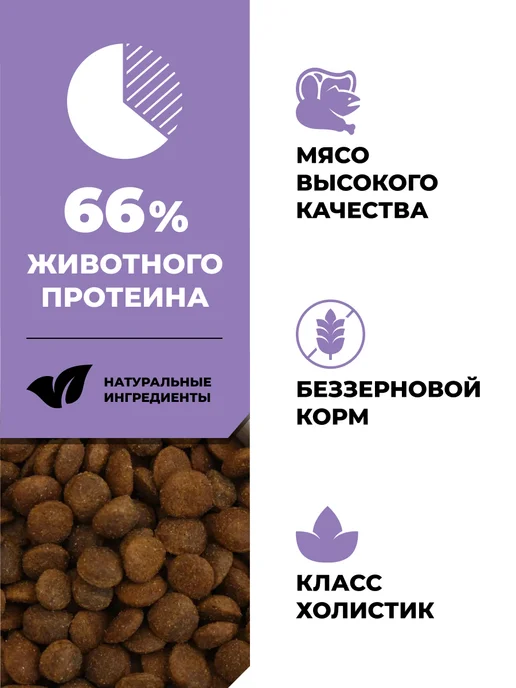Сухой корм GO'KITCHEN Вида для собак, беззерновой, мясо, 0,4 кг, фото 3