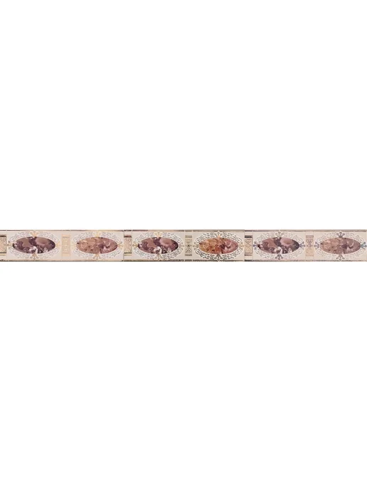 Estilker Бордюр керамический "Estilker"-6729 Цветы 6,5х25, 6.5x25, фото 3