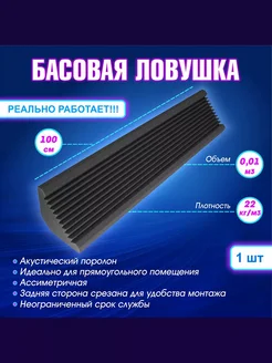 Басовая ловушка (акустический поролон),1000мм 1штука Эгида 308134321 купить за 2 137 ₽ в интернет-магазине Wildberries