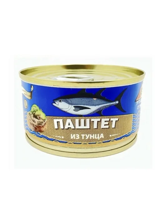 Угощение от моря Паштет из тунца, 125 гр, 6 шт, 125 г, 6 шт, фото 2