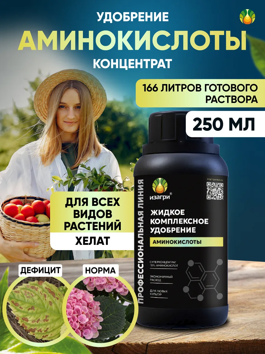 Удобрение Аминокислоты для растений 250мл