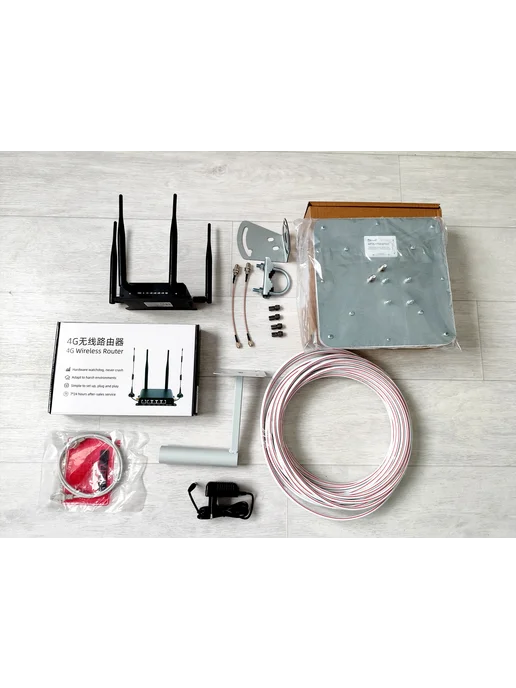 Комплект интернета WR181 WIFI LTE 4G 3G MIMO антенна 15дб, 4 г, 3 г, фото 4