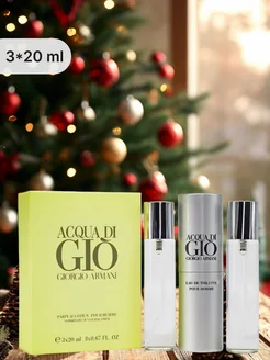 Набор духов 3 шт Giorgio Armani Acqua di Gio pour homme 308372681 купить за 1 215 ₽ в интернет-магазине Wildberries