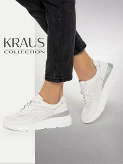 Кроссовки женские белые KRAUS Collection 308405561 купить за 3 217 ₽ в интернет-магазине Wildberries