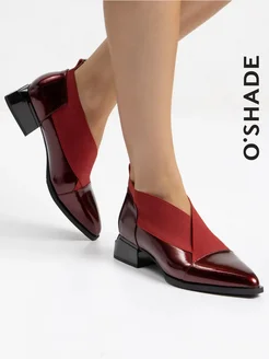 Туфли на низком каблуке женские O`SHADE 308516271 купить за 3 869 ₽ в интернет-магазине Wildberries