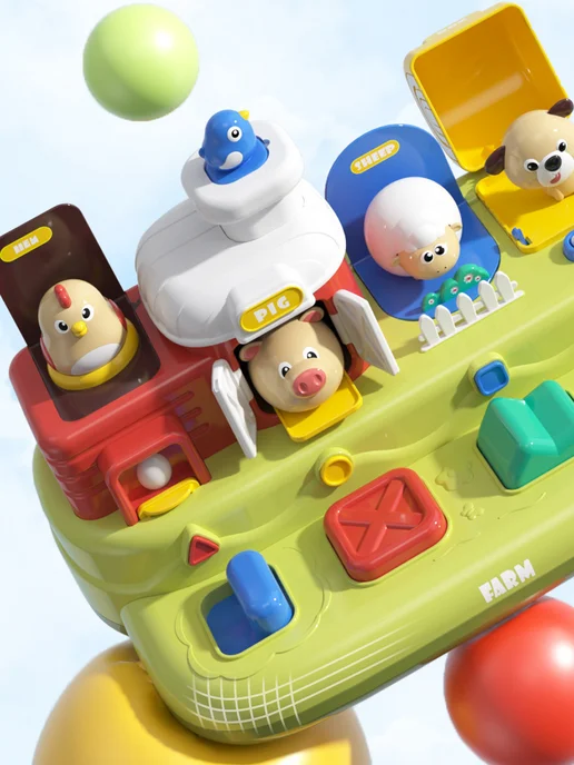 Развивающая игрушка для малышей, синий, фото 8
