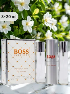 Набор духов 3 шт Hugo Boss Boss Orange for woman 60 мл 308672621 купить за 2 430 ₽ в интернет-магазине Wildberries