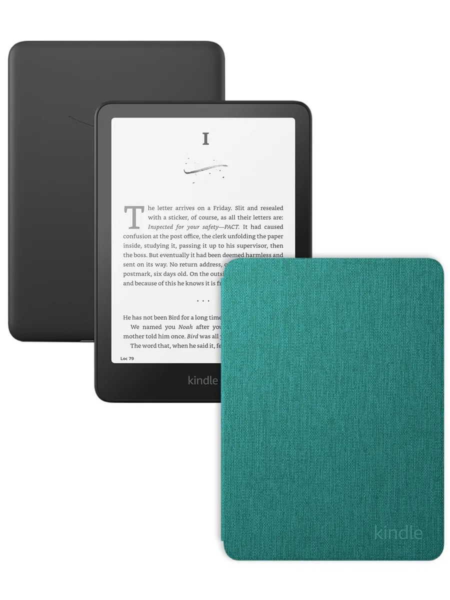 Kindle PaperWhite 12 2024 16Gb SO (7") с фирменным чехлом