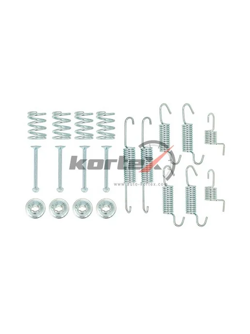 Kortex Ремкомплект барабанных колодок CHEVROLET LACETTI 05- (ручник, вариант
