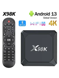 Оригинальная телеприставка X98K Android smart TV поддерживает Wi-Fi 6 Bluetooth 5. 0 4K Russian TV box x98 308841811 купить за 2 590 ₽ в интернет-магазине Wildberries