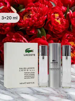 Набор духов 3 шт Lacoste Eau De Lacoste L 12 12 Blanc 60 мл 309013561 купить за 1 195 ₽ в интернет-магазине Wildberries