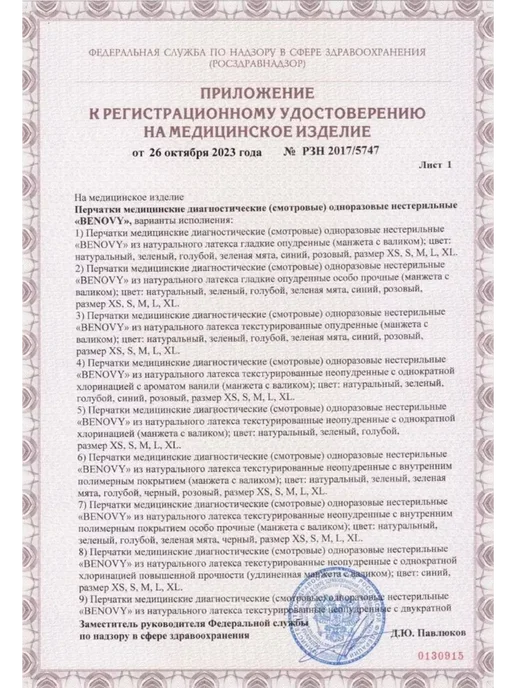 Benovy Перчатки нитриловые 100 штук, черный, фото 7