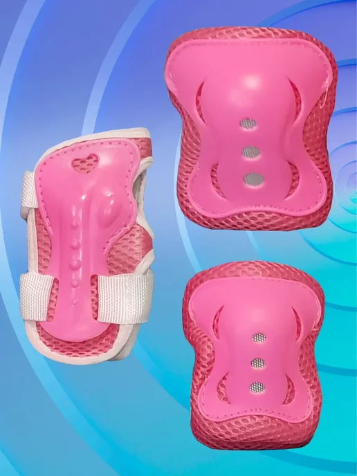 ASPORT Роликовые коньки c защитой Skate Set Pink M New, розовый, фото 6