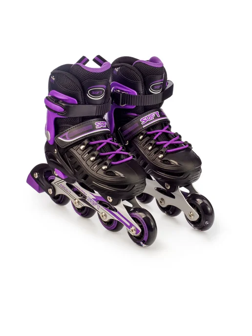 ASPORT Роликовые коньки раздвижные Purple, фиолетовый, фото 3