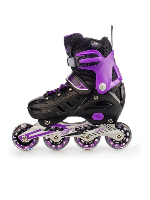 ASPORT Роликовые коньки раздвижные Purple, фиолетовый, фото 5