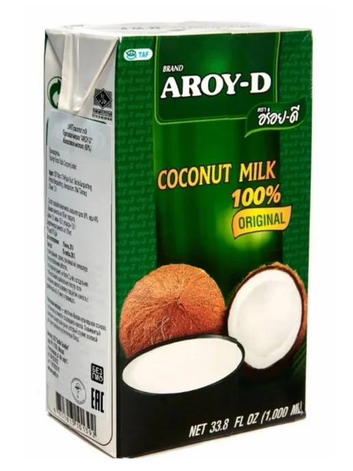 Aroy-D Молоко кокосовое Original 60% 17%, 1 л, 1 л