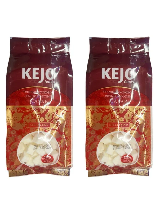 KEJO Сахар Вареный твердый колотый 800 г x 2 шт, 800 г, 2 шт, фото 5