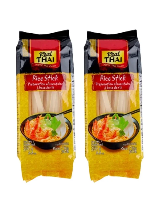 Real Thai Лапша рисовая 10 мм 250 г x 2 шт, 250 г, 2 шт, фото 4