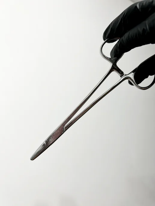 Иглодержатель хирургический 160 мм Surgicon J-24-018, серый, фото 7