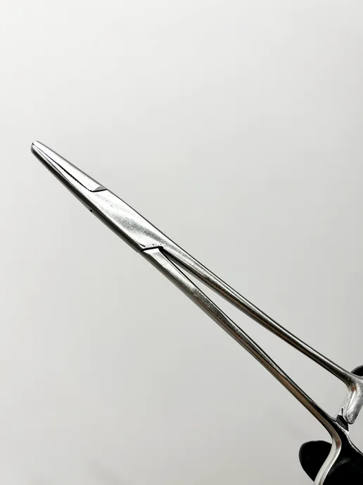 Иглодержатель хирургический 160 мм Surgicon J-24-018, серый, фото 8