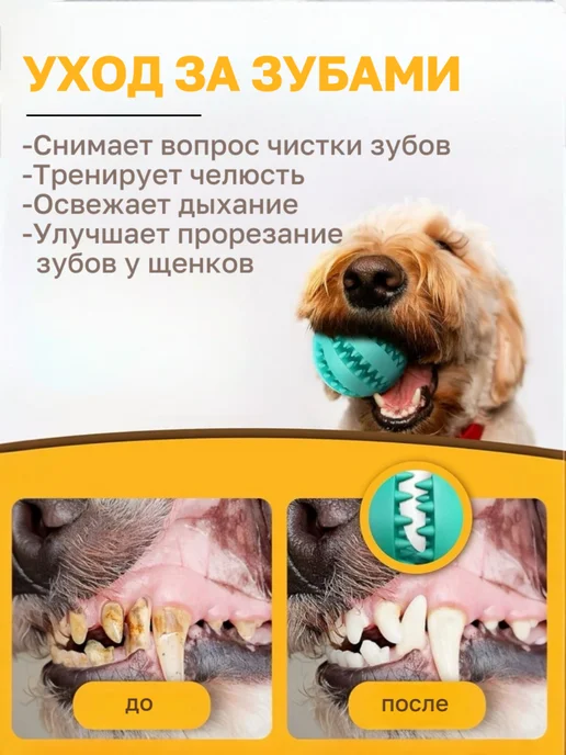 мяч игрушка для собак розовый, синий, фото 3