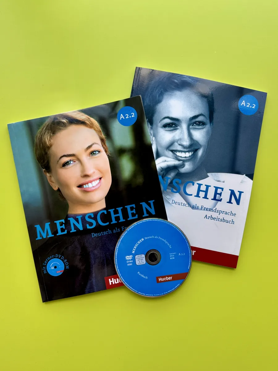 Menschen A2.2: Kursbuch + Arbeitsbuch + диск