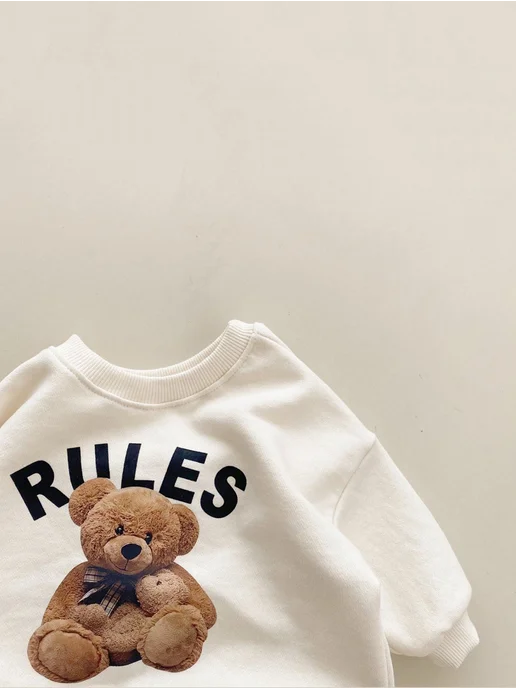 FMPDC baby Костюм Весна детский для малышей новорожденных, белый, фото 7