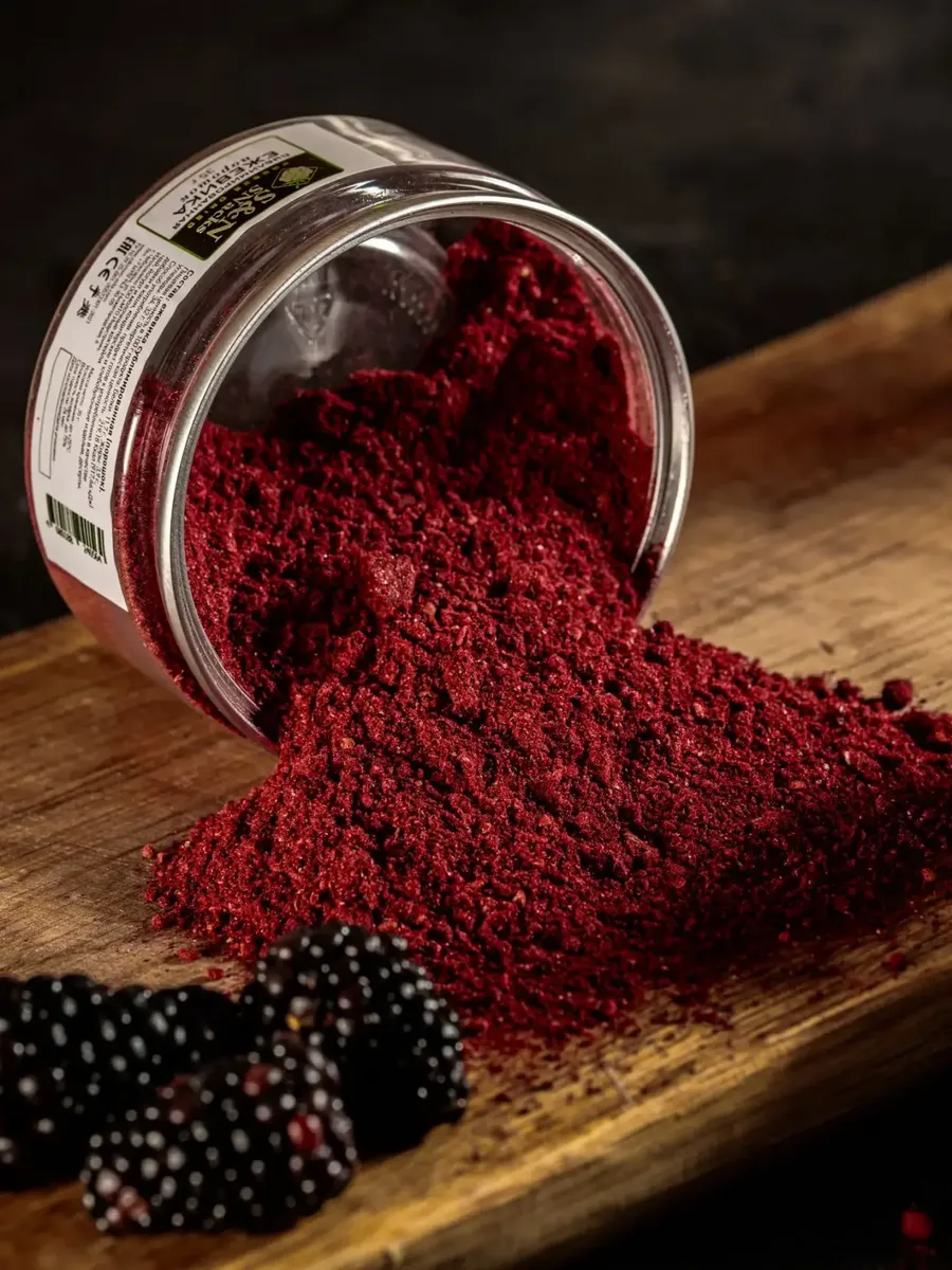 Ежевика сублимированная порошок ягодная крошка