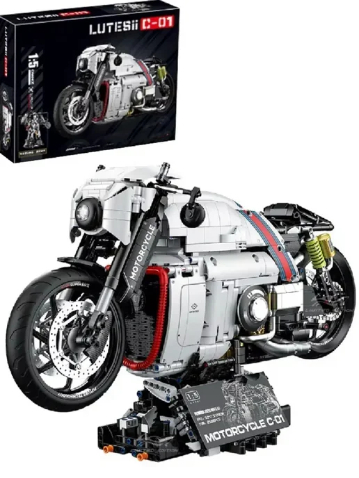 LEGO Конструктор Мотоцикл 2 в 1 Lutesll C-01 2616 деталей, вариант