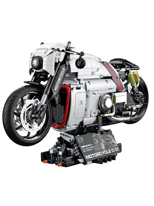 LEGO Конструктор Мотоцикл 2 в 1 Lutesll C-01 2616 деталей, вариант, фото 6