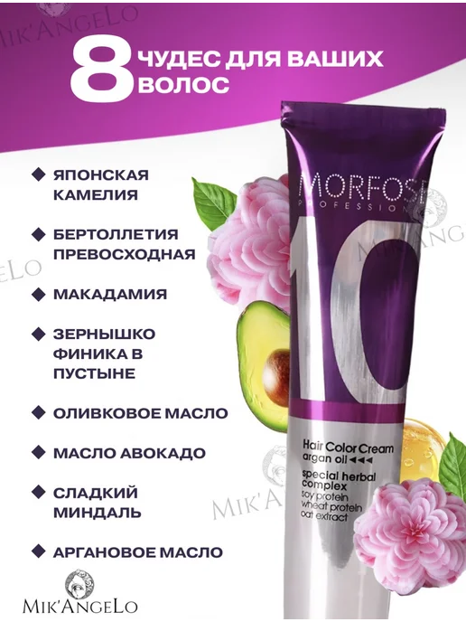Morfose Краска для волос №6.111 100мл, 100 мл, фото 2