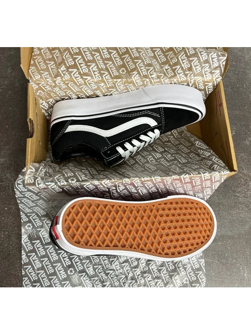 Meg Mix Кеды Ванс Old Skool Platform, черный, фото 8