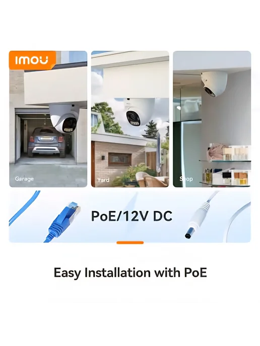 Imou Уличная PoE Камера видеонаблюдения PS8D 5MP со звуком, белый, фото 3