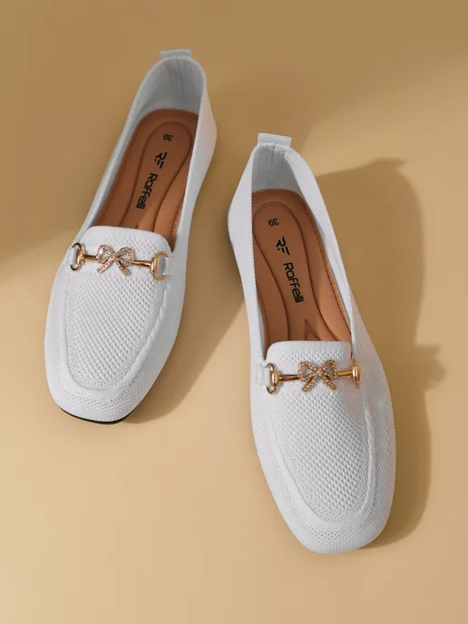 IT-Shoes Лоферы летние дышащие, белый, фото 7