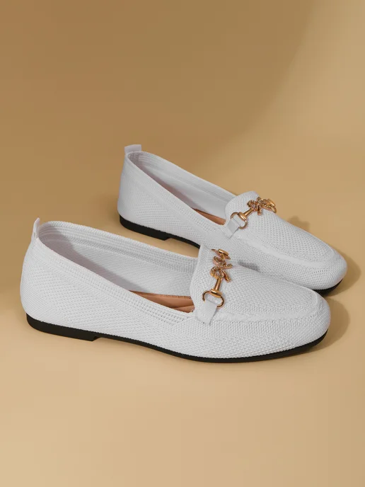 IT-Shoes Лоферы летние дышащие, белый, фото 8