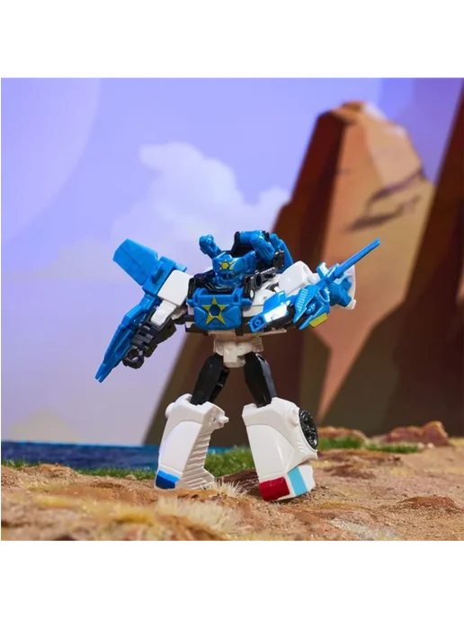 Трансформеры игрушки Nezha Prowl & Cosmic Patrol, синий, фото 3